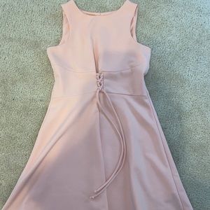 light pink dress